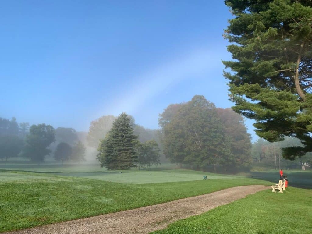 MGCC 2nd Tee with a Rainbow